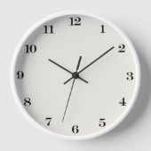 Horloge Colore Unito Colomba Bianca (Recto)