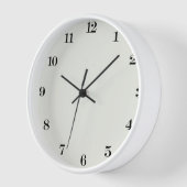 Horloge Colore Unito Colomba Bianca (Angle)