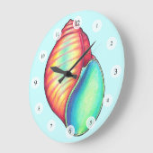 Horloge colorée (Angle)