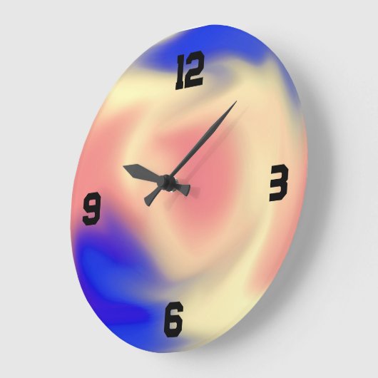 Horloge colorée (Angle)