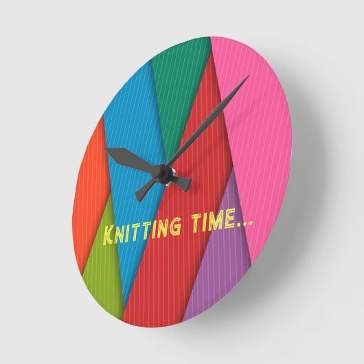 Horloge colorée motif (Angle)