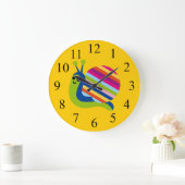 Horloge Colorée pour Enfants (Maison)