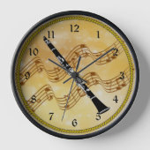 Horloge Colorful Clarinet (Recto)