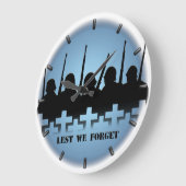 Horloge commémorative de guerre de peur d'oublier  (Angle)