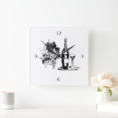 HORLOGE COMPLET DU MUR À VIN (Maison)