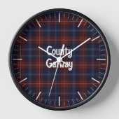 Horloge Comté d'Irlande Galway Tartan (Recto)