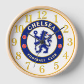 Horloge Conception de cadran mural décoratif Chelsea FC – (Recto)