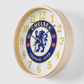 Horloge Conception de cadran mural décoratif Chelsea FC – (Angle)