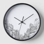 Horloge Conception de dessin d'architecture (Recto)