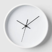 Horloge Conception de style de vie académique moderne (Recto)