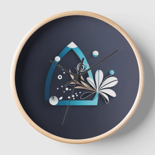 Horloge Conception des fleurs (Recto)