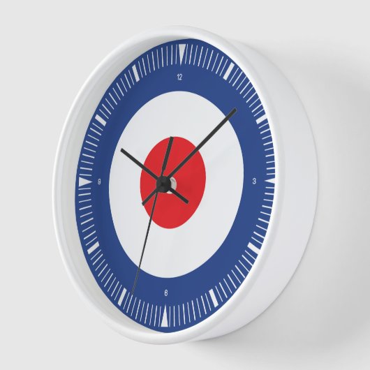 Horloge Conception du modèle arrondi cible (Angle)