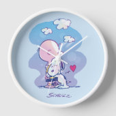 Horloge Confort et sécurité | Charlie & Snoopy Hug (Recto)