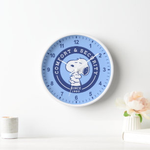 Horloge Confort et sécurité Snoopy & Woodstock Hug
