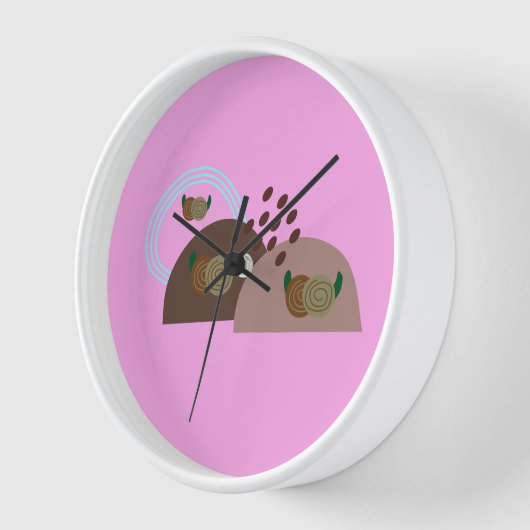 Horloge Contemporain Boho Rustique (Angle)