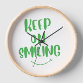 Horloge Continuez À Sourire (Recto)