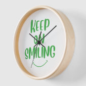 Horloge Continuez À Sourire (Angle)