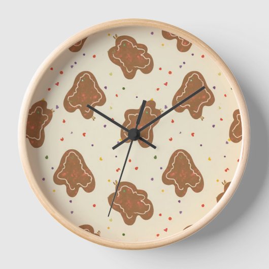 Horloge Cookie Dough Pattern Wall Clock (Recto)