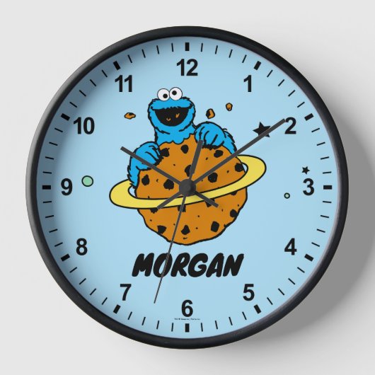 Horloge Cookie Monster | Hors de ce monde (Recto)
