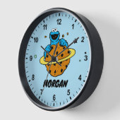 Horloge Cookie Monster | Hors de ce monde (Angle)