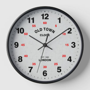 Horloge Cool & Elegant Old Town Londres Look texturé