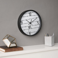 Cool gris blanc noir barbelé motif Monogramme