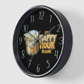 Horloge cool Happy hour home bar affaires (Angle)