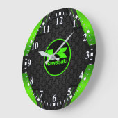 Horloge Cool KAWASAKY (Angle)