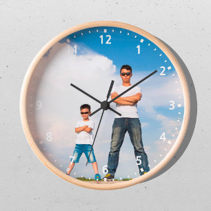 Horloge Cool Papa Cadeau Anniversaire Cadeau Photo personn