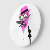 Horloge cool Rose Dude ! (Angle)
