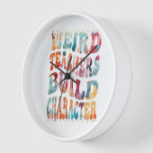 Horloge Copie du personnage de construction de professeurs (Angle)