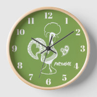 Coq de Barcelos, Portugal, silhouette