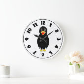Horloge Corbeau Noir (Maison)