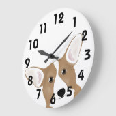 Horloge Corgi (Angle)