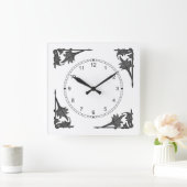 Horloge - Corner Brackets de Feuilles (Maison)