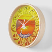 Horloge Coucher de soleil 2443 (Angle)