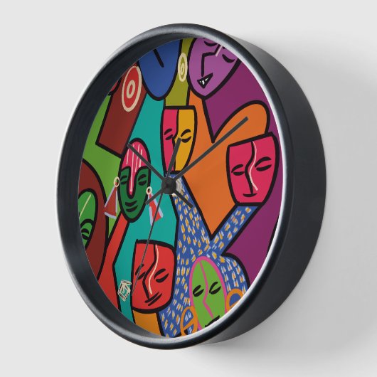 Horloge Couleur du temps (Angle)