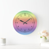 Horloge - Couleurs arc-en-ciel (Maison)