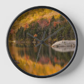 Horloge Couleurs automnales reflétées sur l'étang de casto (Recto)