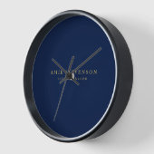Horloge Couleurs d'or bleu Professional Classic Plain (Angle)