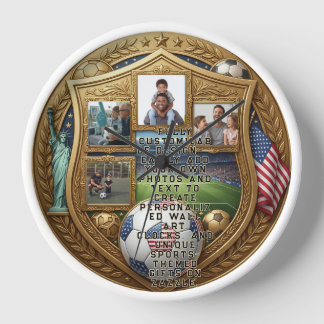 Horloge Coupe du Monde Famille personnalisée