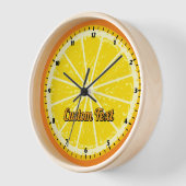 Horloge Coupe orange (Angle)