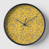 Horloge Coussin jaune (Recto)