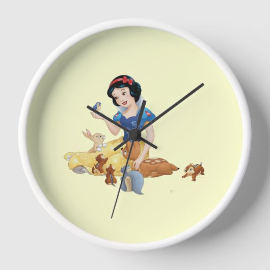 Horloge Couvercle blanche neige (Recto)