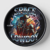 Horloge Cow-boy Espace Réel Dans L'Espace (Recto)