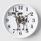 Horloge Cow Wall Clock (Recto)