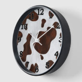 Horloge Cowhide Faux Hair Western Leather Spotted (Angle)