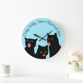 Horloge Crazy Kitty Time (Maison)