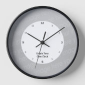 Horloge Create Your Own Wall (Recto)