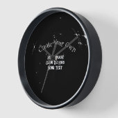 Horloge Créez votre propre (Angle)